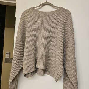 rag & bone Heathered Ribbed Sweater - Tan